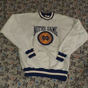 New 90s Notre Dame Fighting Irish Vintage Crewneck Sweatshirt